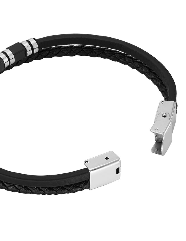 Pulsera Enso Para Hombre EMB266B Negro