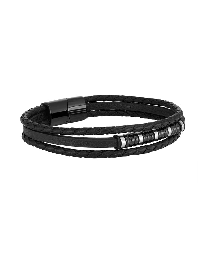 Pulsera Enso Para Hombre EMB269B Negro