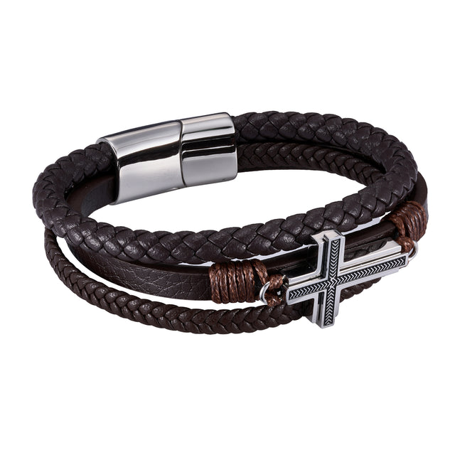 Pulsera Enso Para Hombre EMB285BR Café