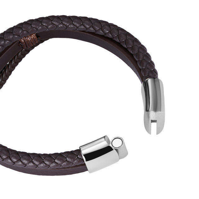 Pulsera Enso Para Hombre EMB285BR Café