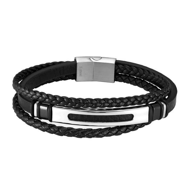 Pulsera Enso Para Hombre EMB295B Negro