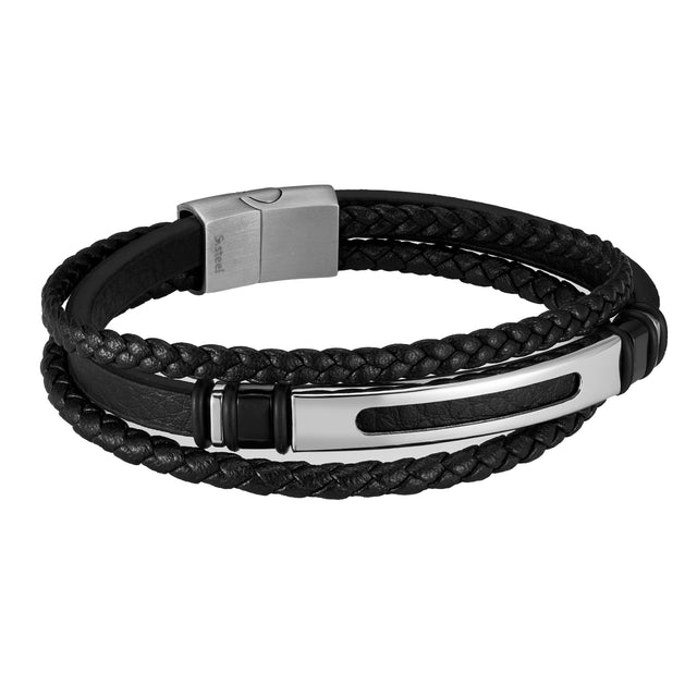Pulsera Enso Para Hombre EMB295B Negro