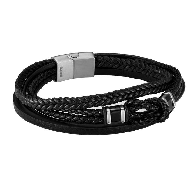 Pulsera Enso Para Hombre EMB296B Negro