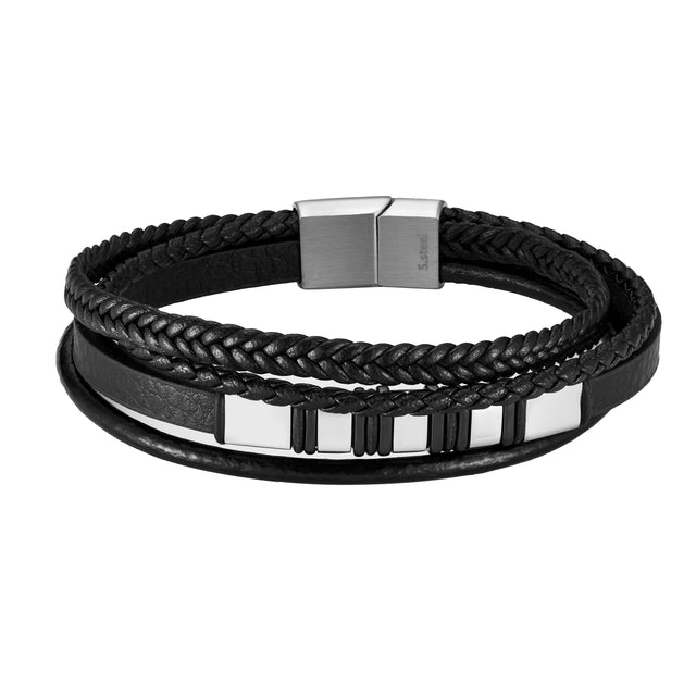 Pulsera Enso Para Hombre EMB297B Negro