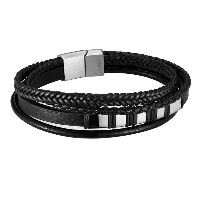 Pulsera Enso Para Hombre EMB297B Negro