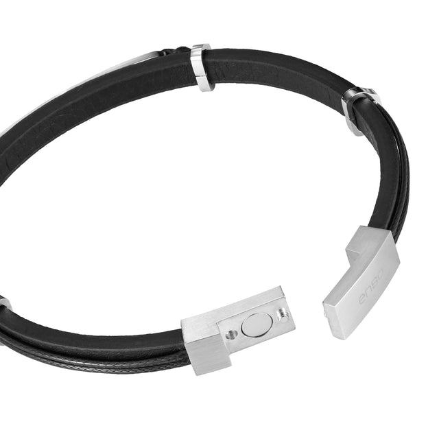 Pulsera Enso Para Hombre EMB298B Negro