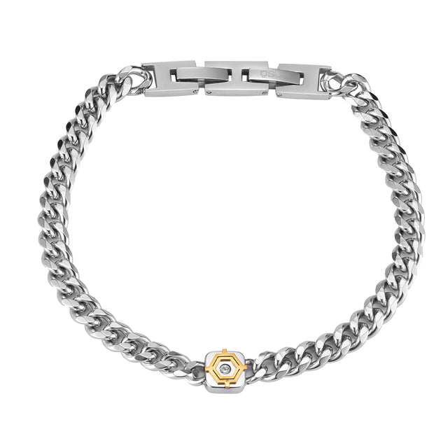 Pulsera Enso Para Hombre EMB302S Acero