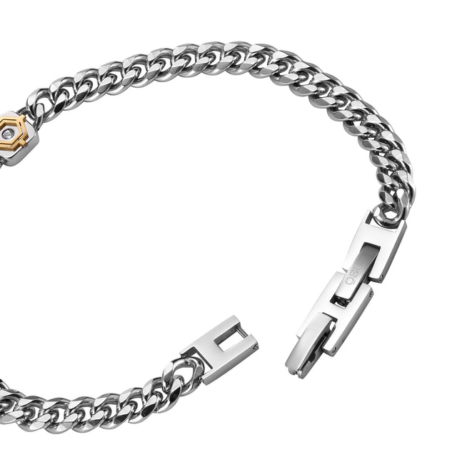 Pulsera Enso Para Hombre EMB302S Acero