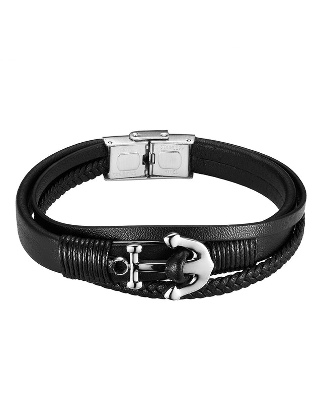 Pulsera Enso Hombre Moda EMB327B Anchor Wrap