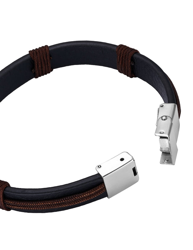 Pulsera Enso Hombre Moda EMB337B Anchor Cord