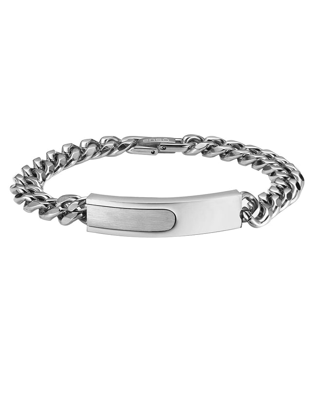 Pulsera Enso Hombre Moda EMB348S ID Mesh