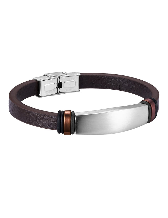 Pulsera Enso Hombre Moda EMB350BR Wide Bar
