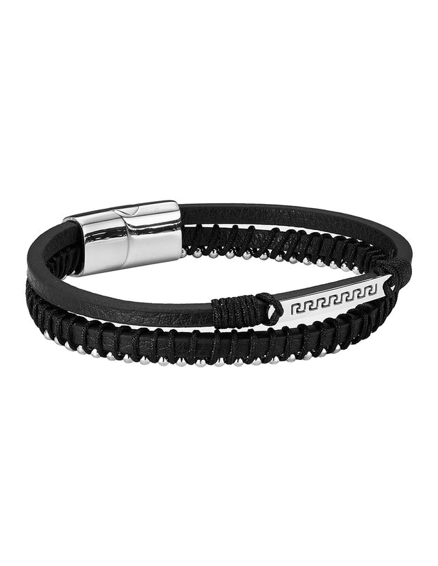 Pulsera Enso Hombre Moda EMB354B Greek Double