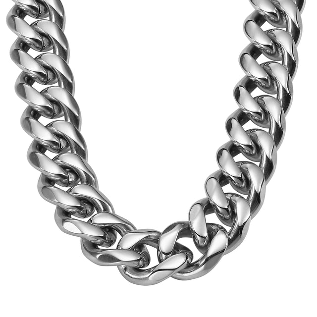 Collar Enso Acero Inoxidable Para Hombre EMN179S Plateado