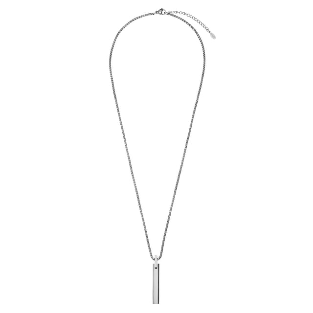 Collar Enso Acero Inoxidable Para Hombre EMN181S Plateado