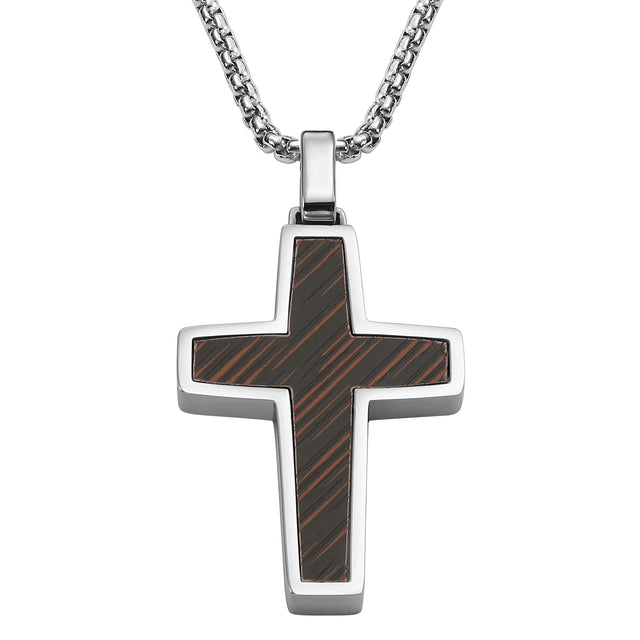 Collar Enso Acero Inoxidable Para Hombre EMN185B Negro