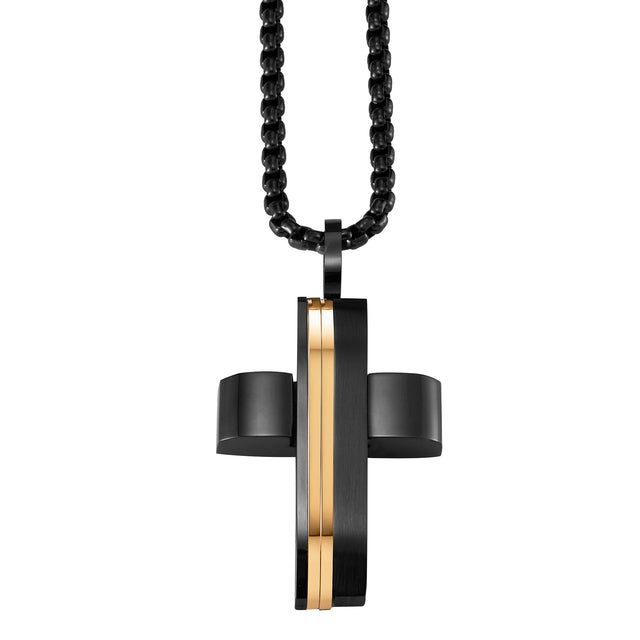 Collar Enso Para Hombre EMN289B Negro