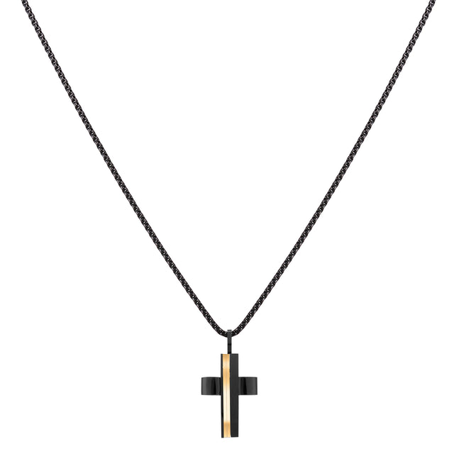 Collar Enso Para Hombre EMN289B Negro