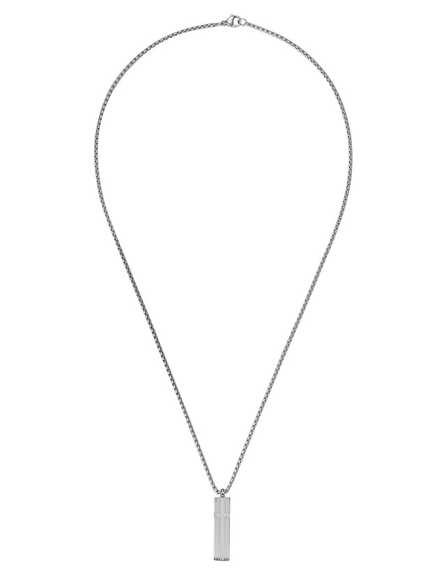 Collar Enso Hombre Vertical Line EMN310S Acero