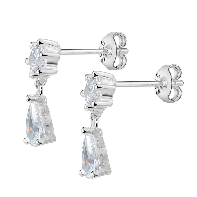 Aretes Plata 925 Enso Para Mujer ESE123S Plateado