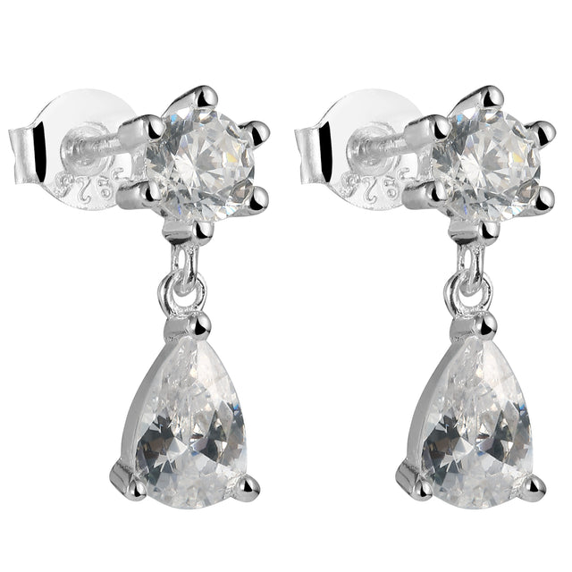 Aretes Plata 925 Enso Para Mujer ESE123S Plateado