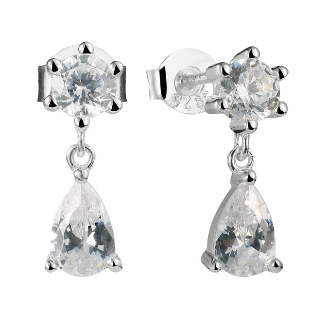 Aretes Plata 925 Enso Para Mujer ESE123S Plateado