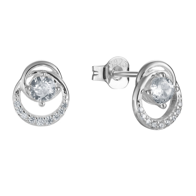 Aretes Plata 925 Enso Para Mujer ESE141S Plateado