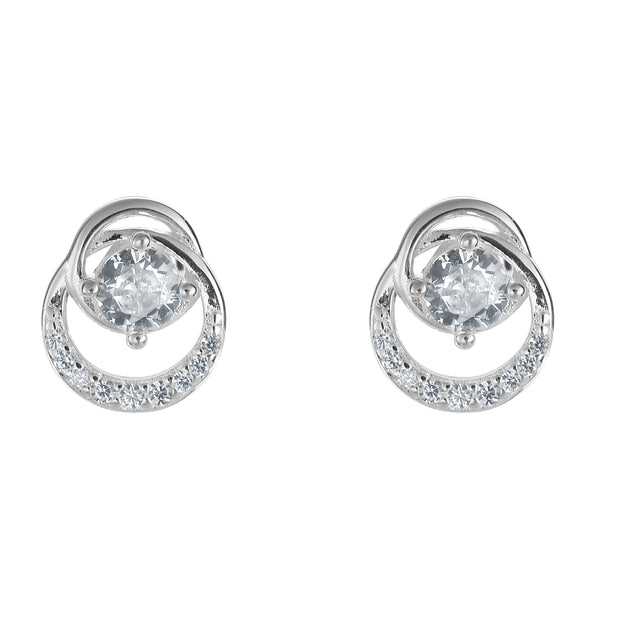 Aretes Plata 925 Enso Para Mujer ESE141S Plateado