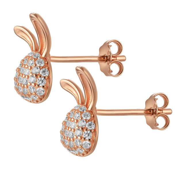 Aretes Enso 925 Para Mujer ESE158R Rosado