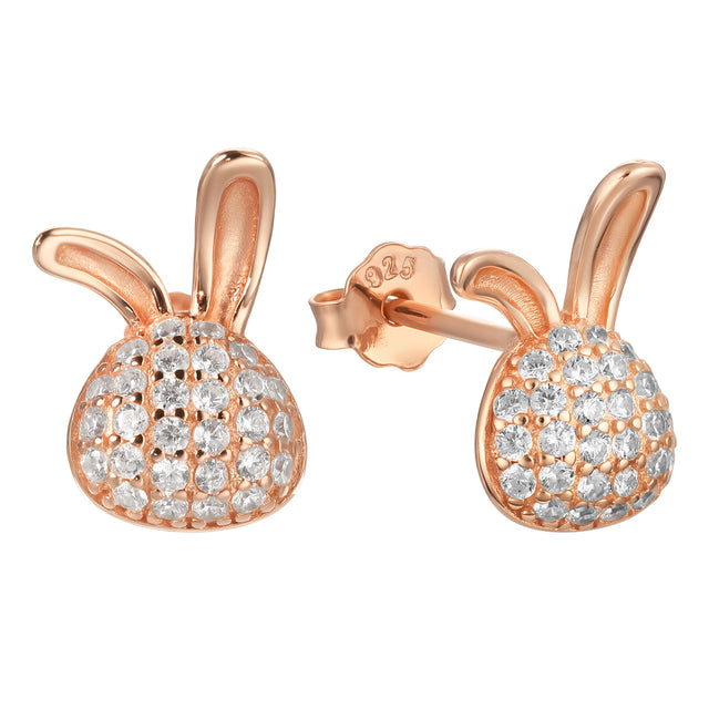 Aretes Enso 925 Para Mujer ESE158R Rosado