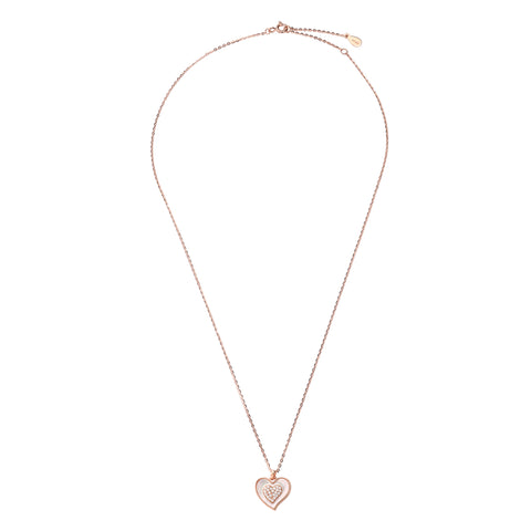 Collar y Dije Enso 925 Para Mujer ESN130R Oro Rosa