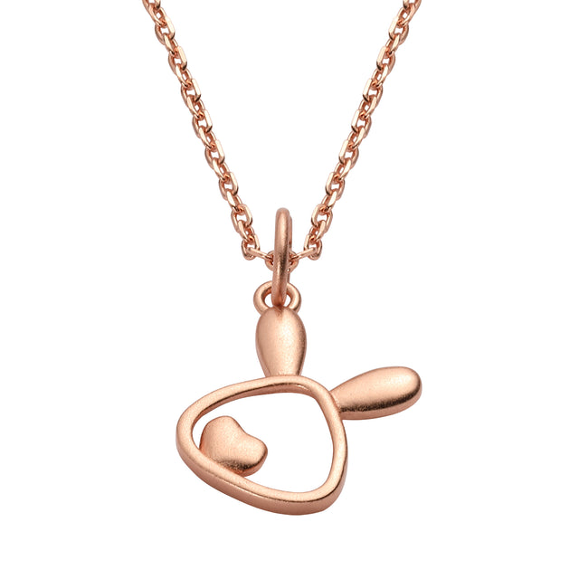 Collar y Dije Plata 925 Enso Para Mujer ESN145R Rosado