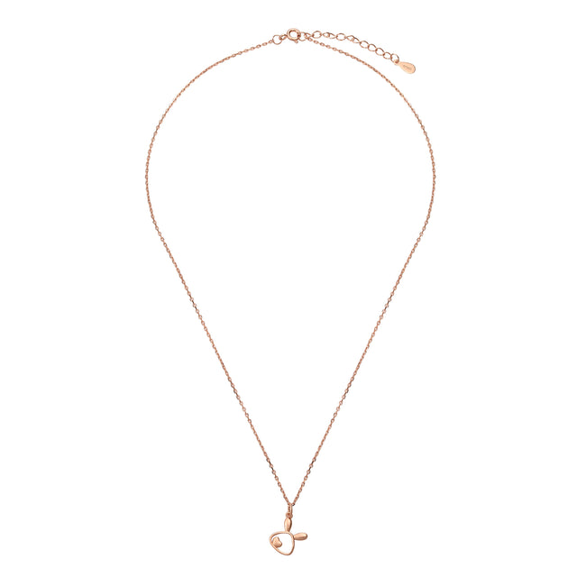 Collar y Dije Plata 925 Enso Para Mujer ESN145R Rosado