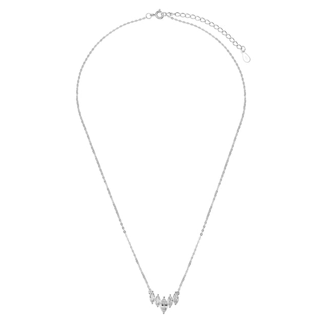 Collar y Dije Plata 925 Enso Para Mujer ESN146S Plateado