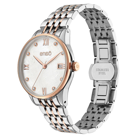 Reloj de Pulsera Enso para Mujer EW1053L1 Bitono Rg