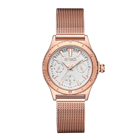 Reloj de Pulsera Enso para Mujer EW1055L1 Oro Rosa