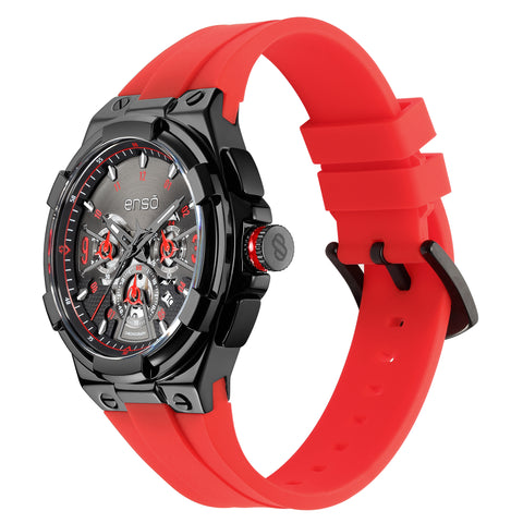 Reloj de Pulsera Enso para Hombre EW1066G3 Rojo