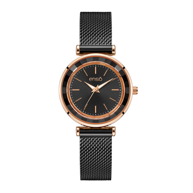 Reloj de Pulsera Enso Para Mujer EW1074L2 Color Negro