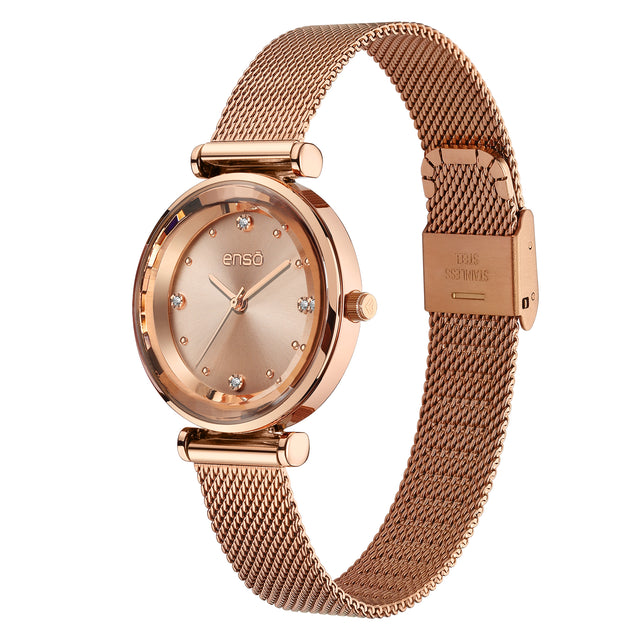 Reloj de Pulsera Enso Para Mujer EW2533L2 Oro Rosa