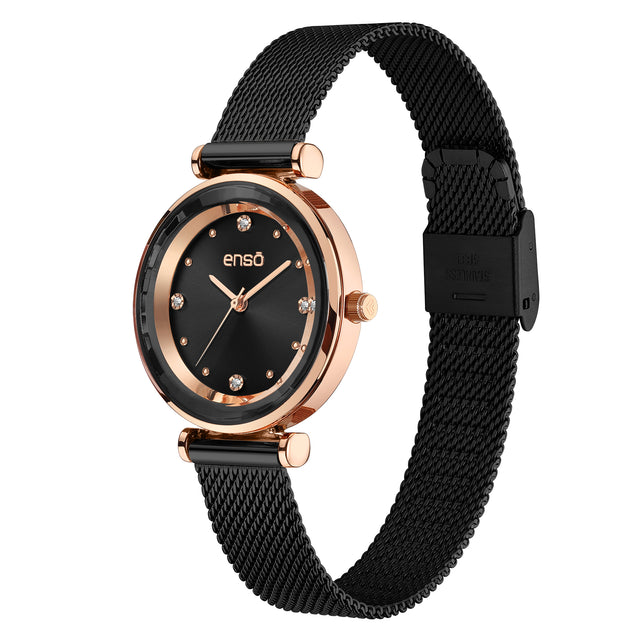 Reloj de Pulsera Enso Para Mujer EW2533L4 Negro