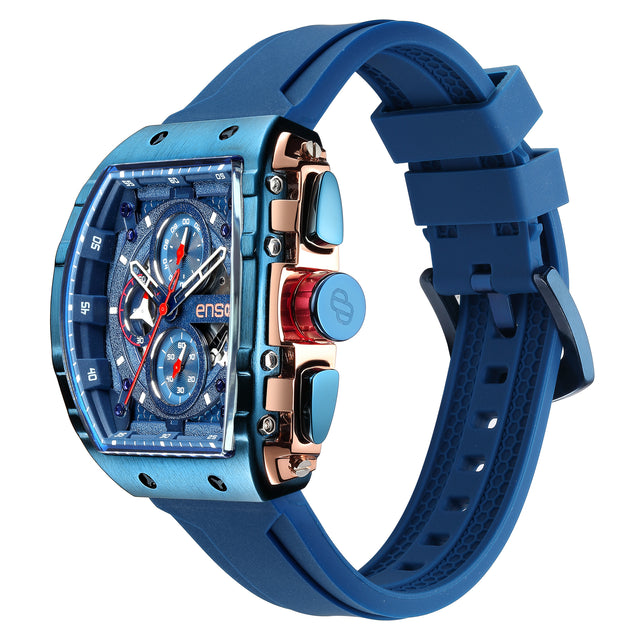 Reloj De Pulsera Enso Para Caballero EW2621G2 Azul