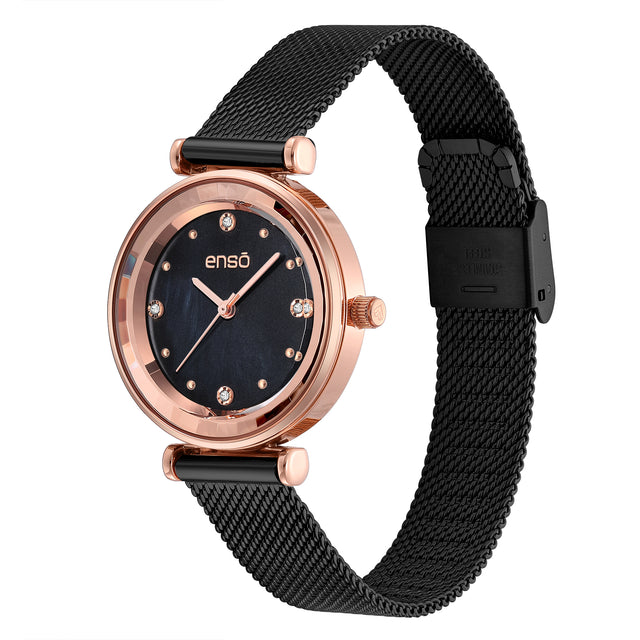 Reloj de Pulsera Enso Para Mujer EW2622L3 Negro