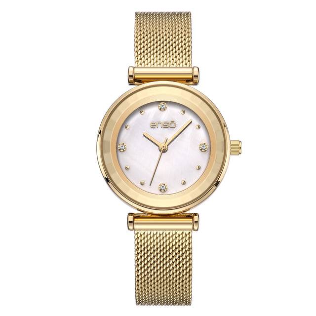 Reloj de Pulsera Enso Para Mujer EW2622L4 Dorado