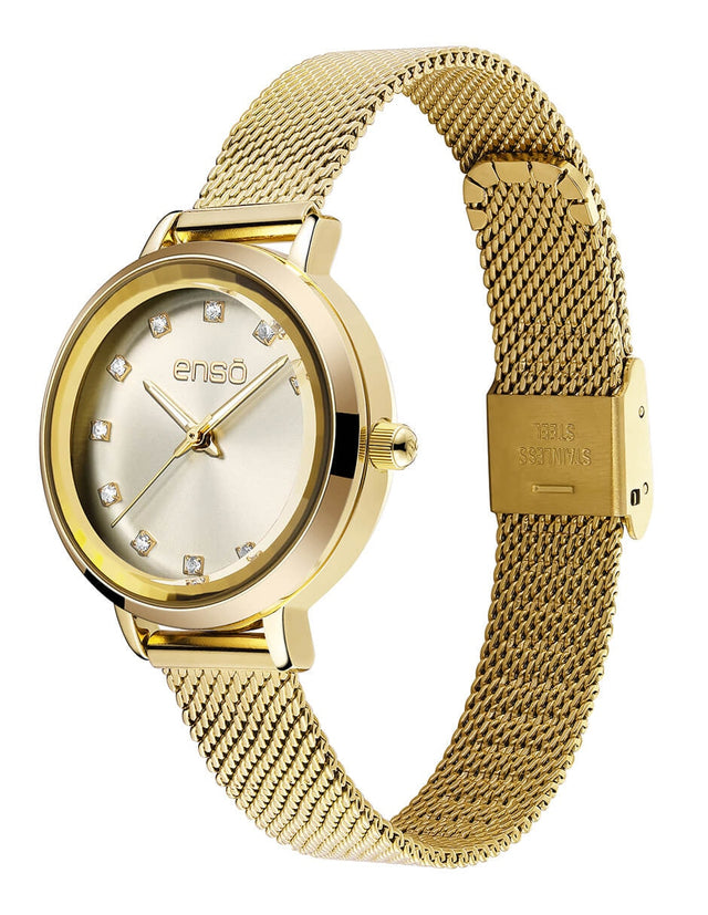 Reloj de Pulsera Enso Para Mujer EW263L12 Soft Gold