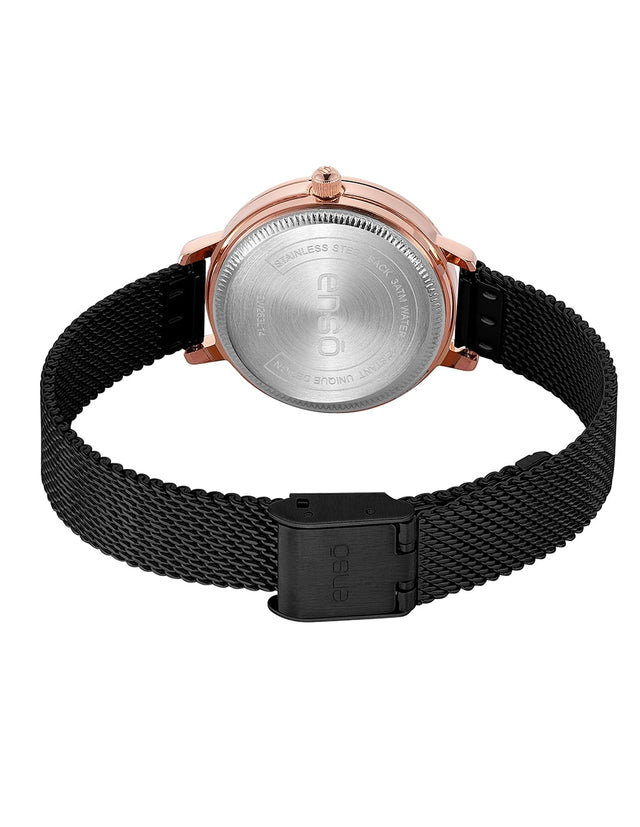Reloj de Pulsera Enso Para Mujer EW263L14 Black Rose