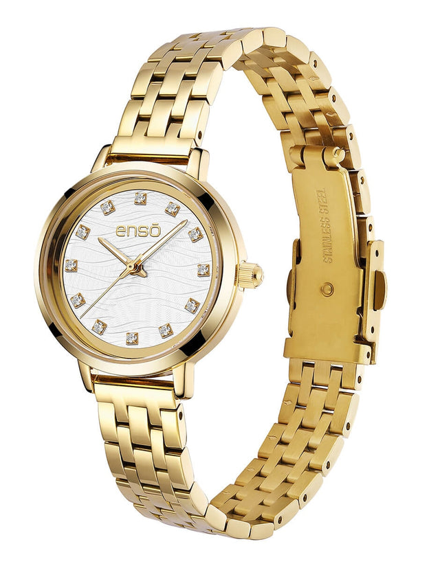Reloj de Pulsera Enso Para Mujer EW263L18 Champagne Pearl