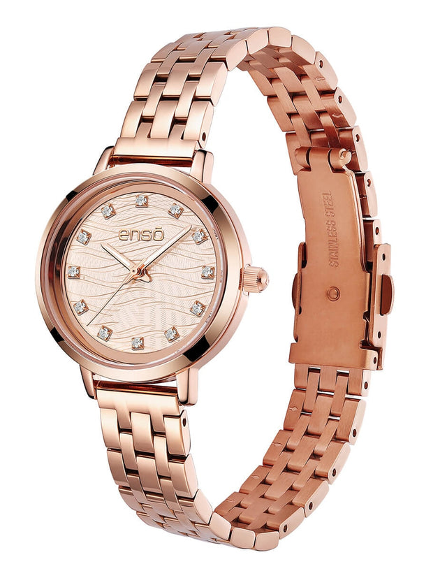 Reloj de Pulsera Enso Para Mujer EW263L19 Rose Champagne