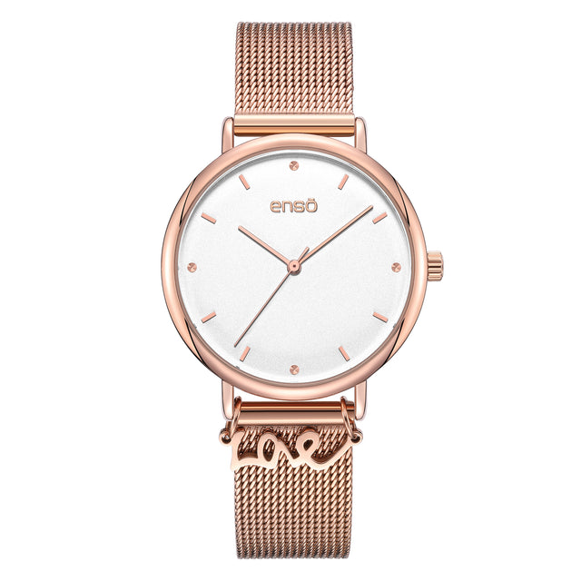 Set reloj y joyería Enso Para Mujer EWBSL17 Rosado