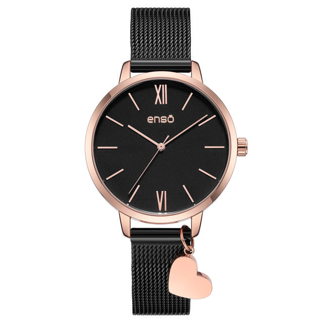 Set reloj y joyería Enso Para Mujer EWBSL18 Negro