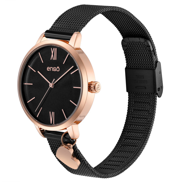Set reloj y joyería Enso Para Mujer EWBSL18 Negro